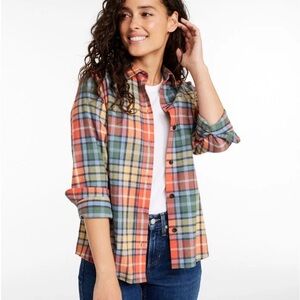 L.L. Bean Scotch Plaid Flannel (Med)